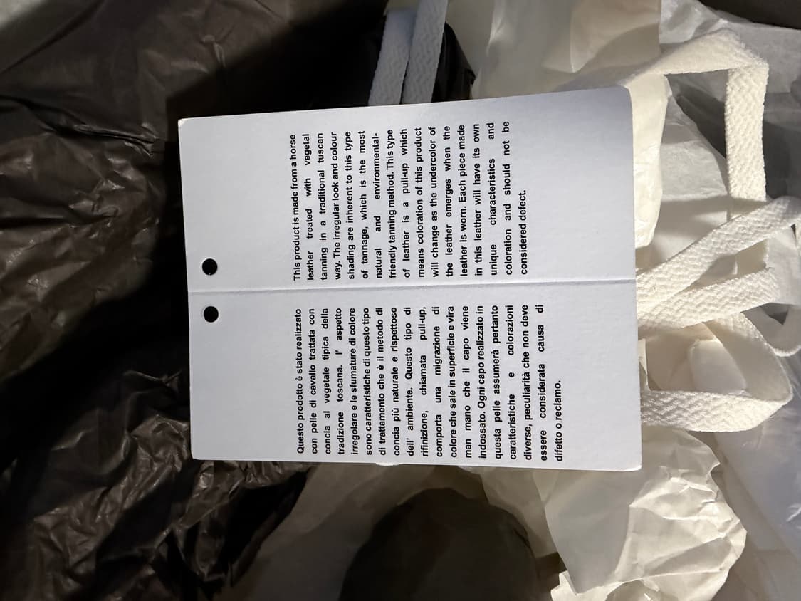 릭오웬스 새상품 가죽 스니커즈(41size)🔥 상품이미지4