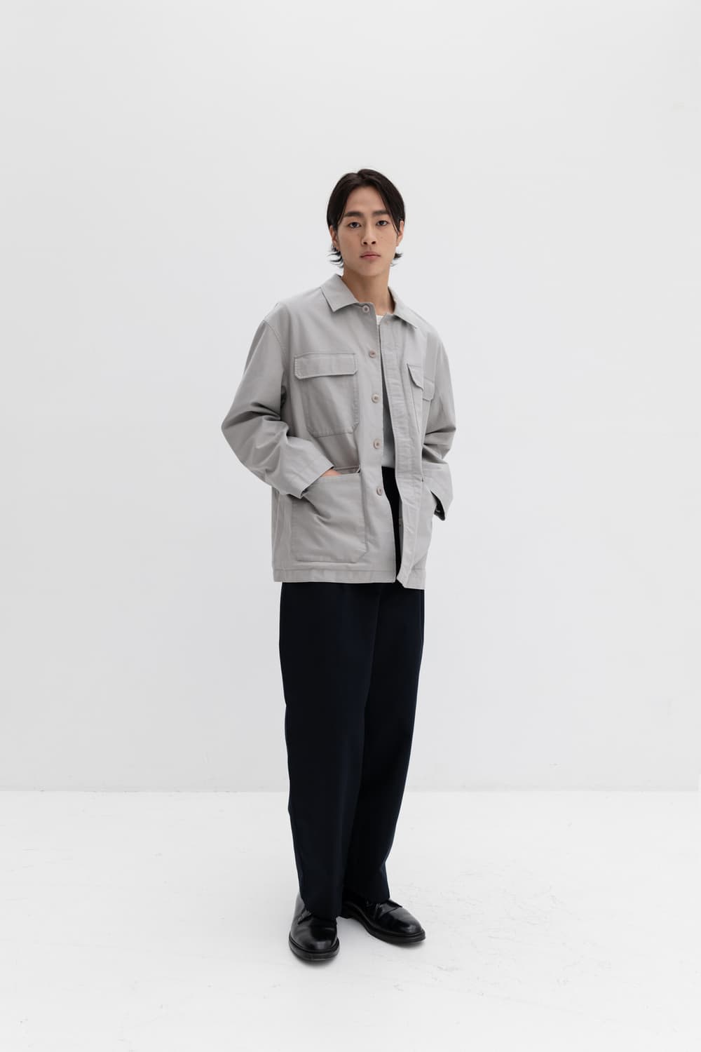 포터리 퍼티그 자켓 실버 2 사이즈 상품이미지2