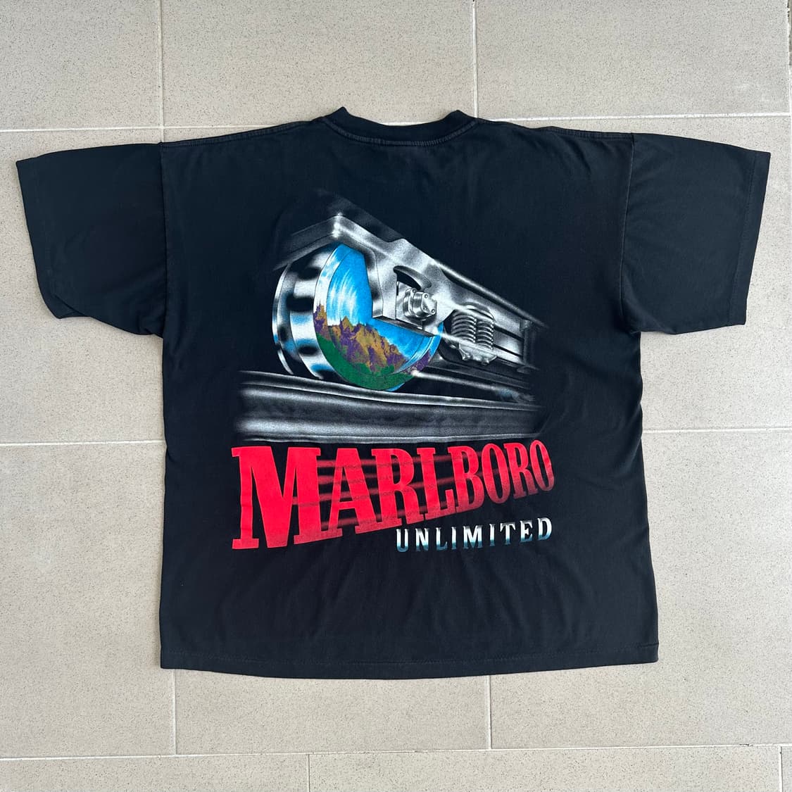 90s 빈티지 말보로 Unlimited Train 티셔츠 상품이미지1