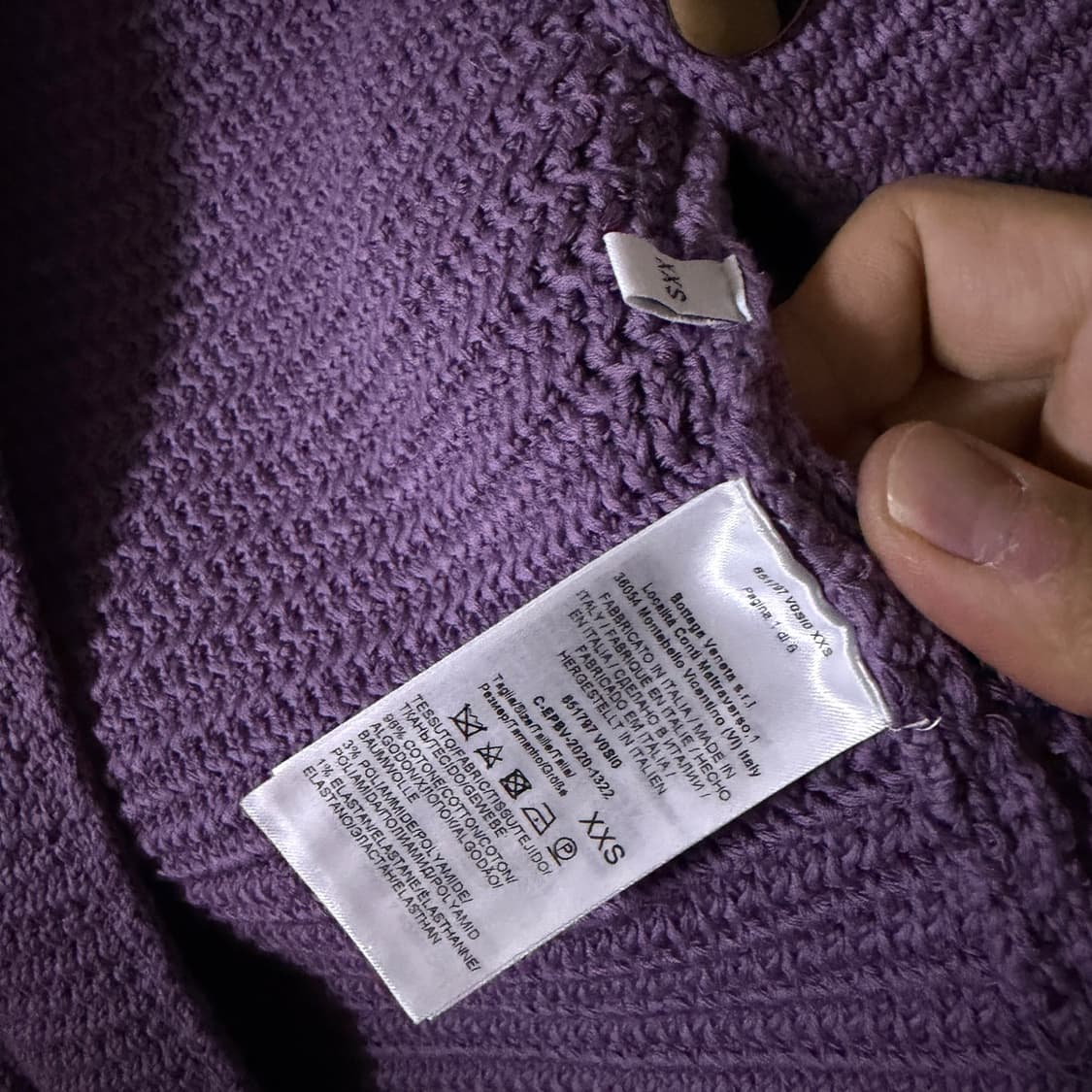  보테가베네타 크로셰 코튼 혼방 SS21 두툼 가디건 XXS (44) 상품이미지7