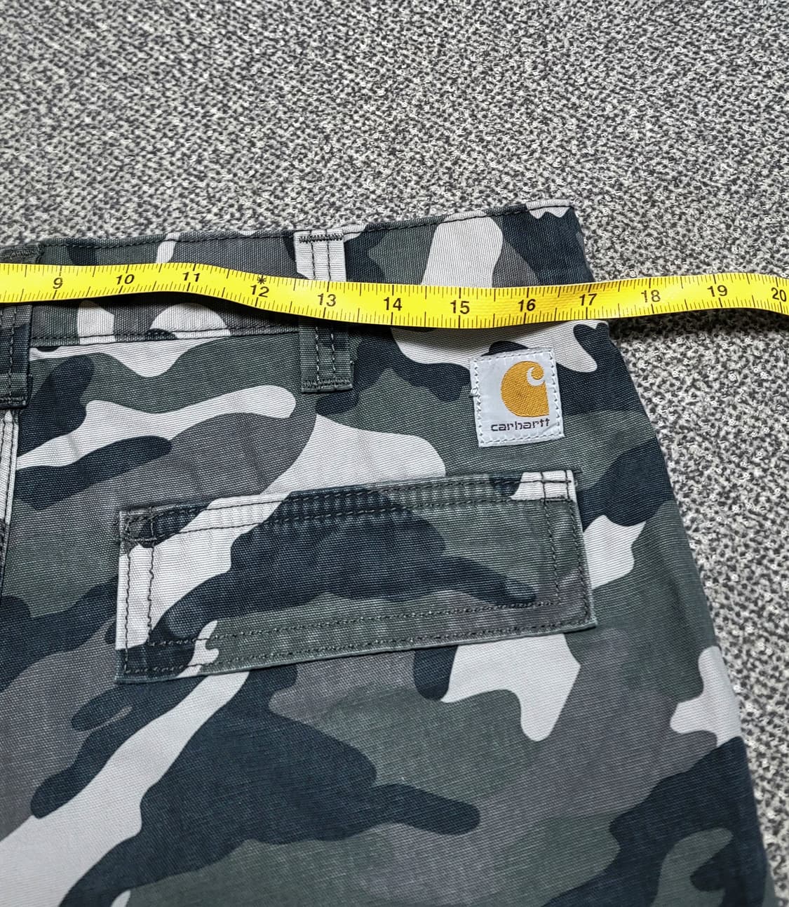 칼하트 카모 카고 반바지 32 -34 (새상품) 상품이미지7