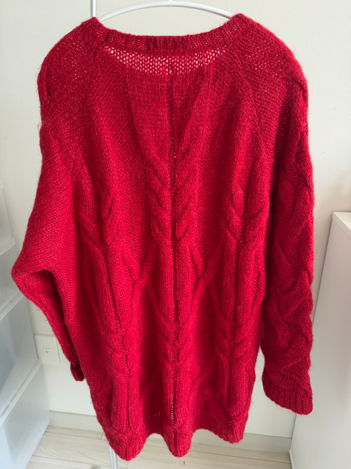 A.F Vandevorst 반데보스트 레드 롱 니트 상품이미지3