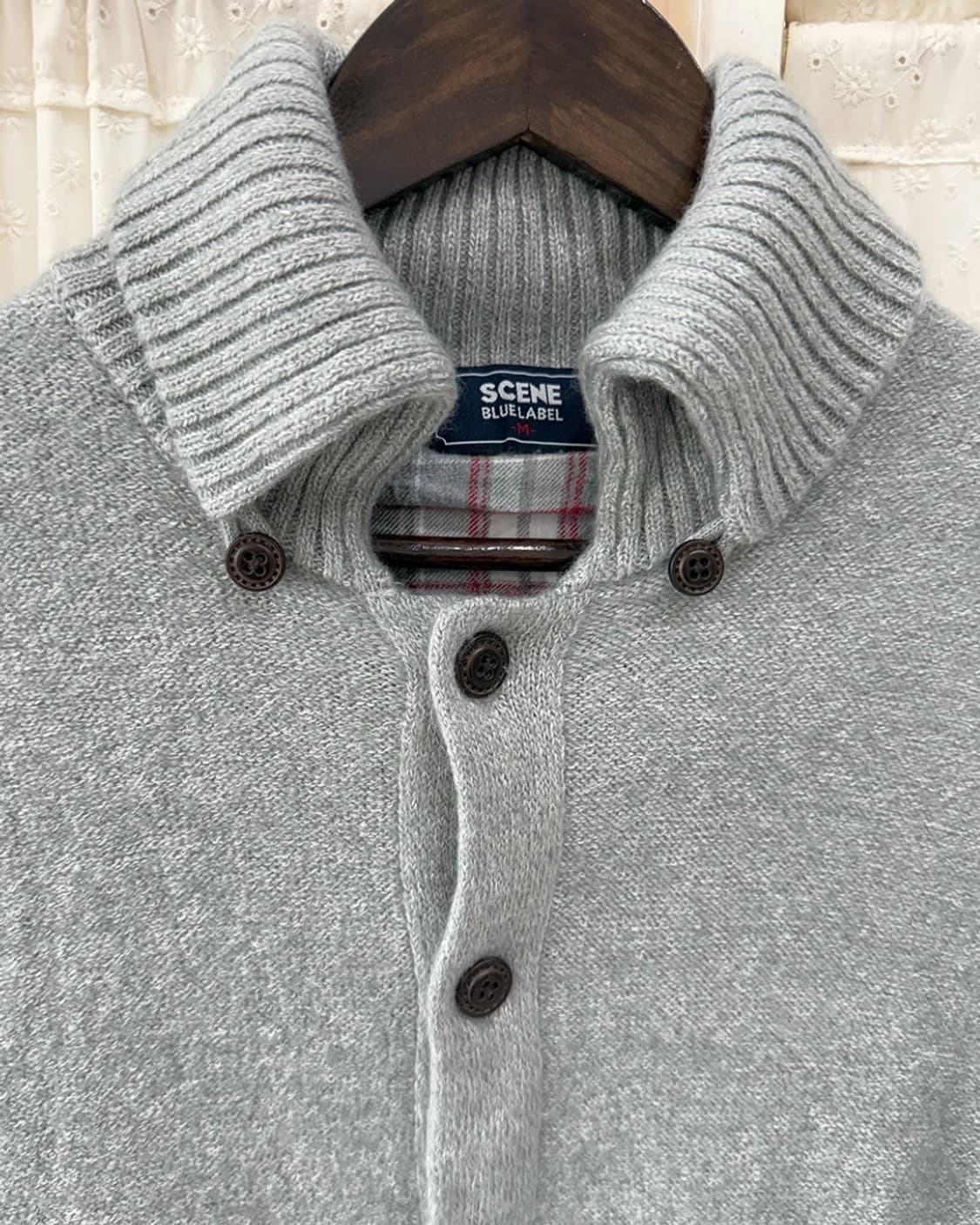 Gray knit cardigan 상품이미지4