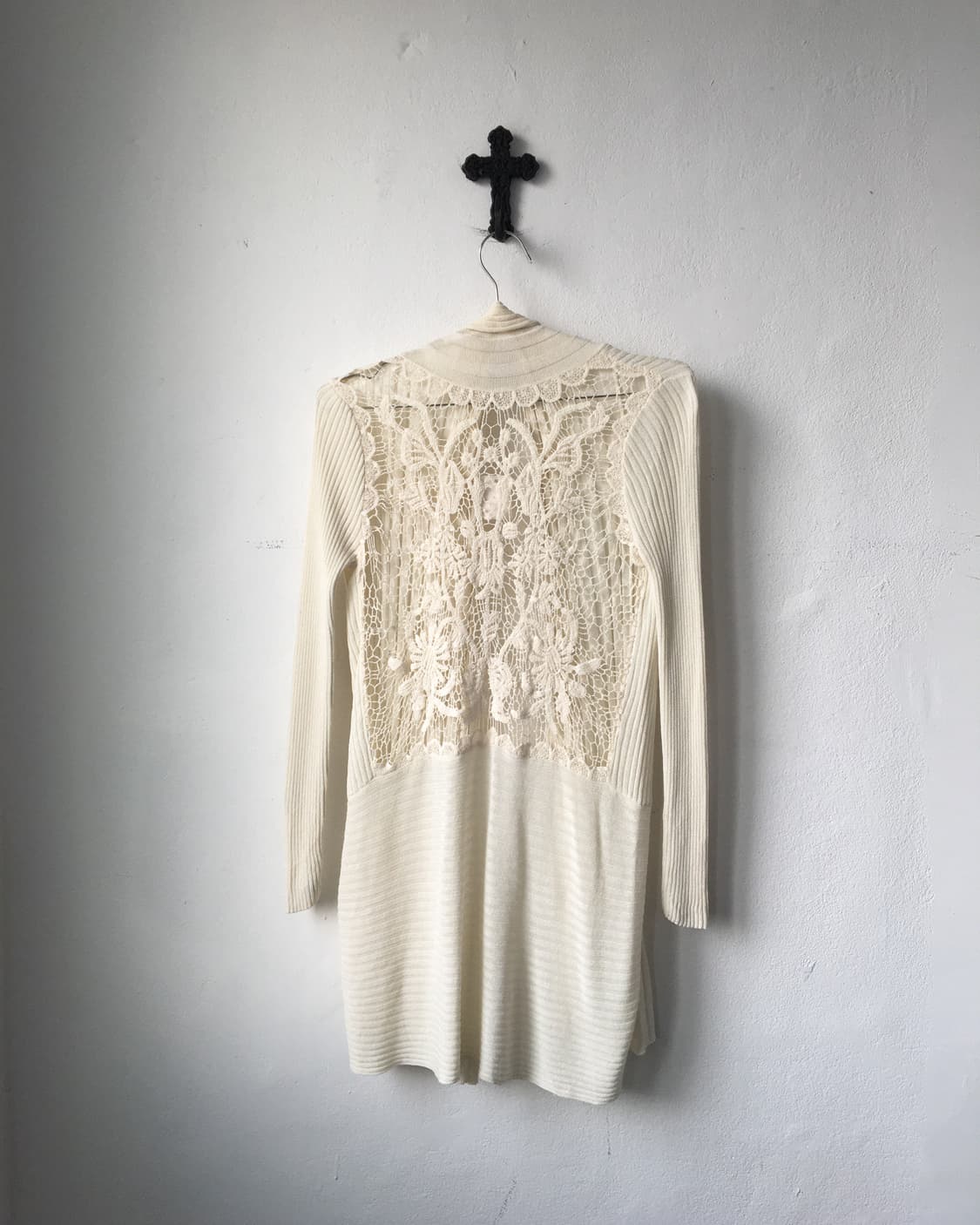 Back crochet see through point open card 상품이미지1