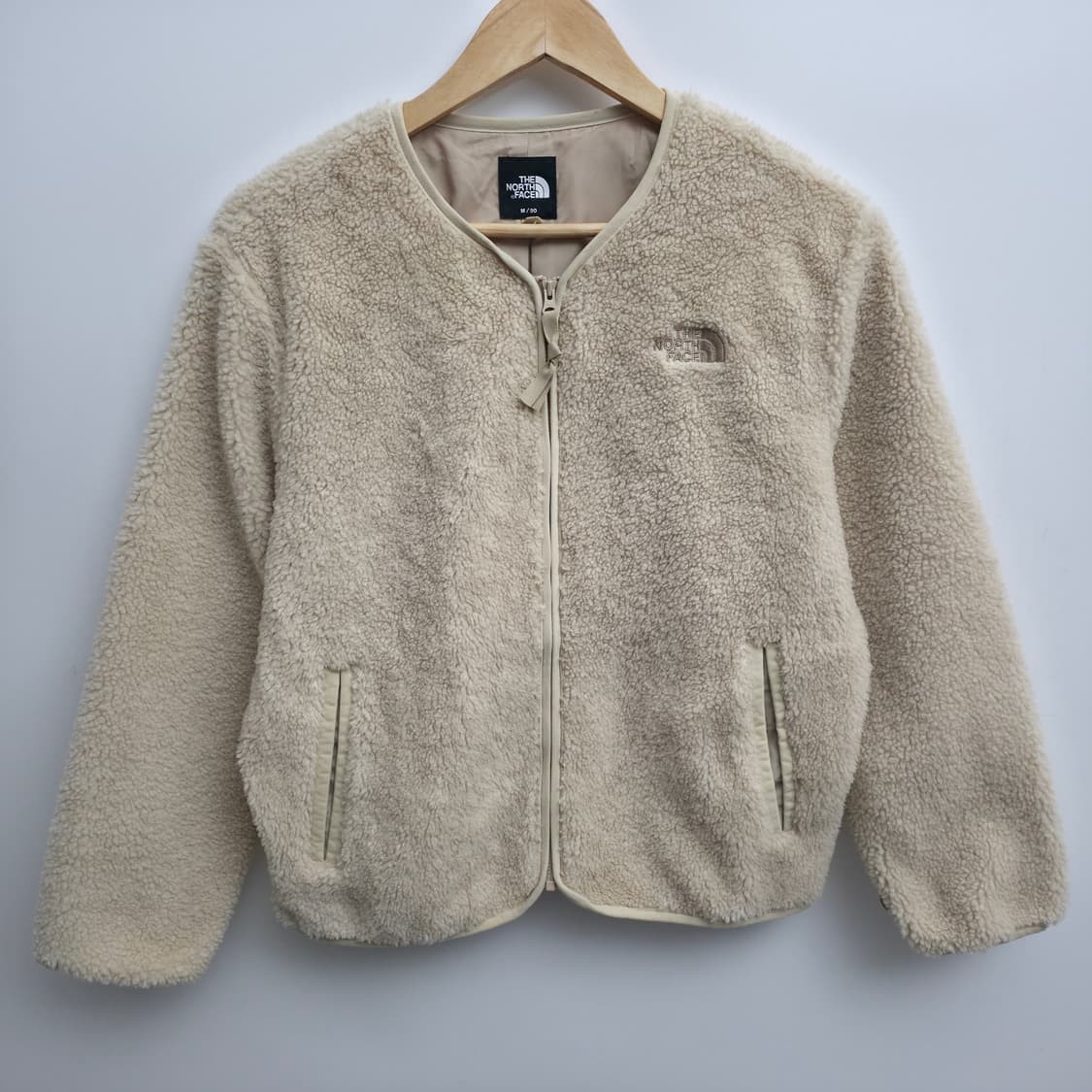 [M] 노스페이스 뽀글이 베이지 플리스 상품이미지1