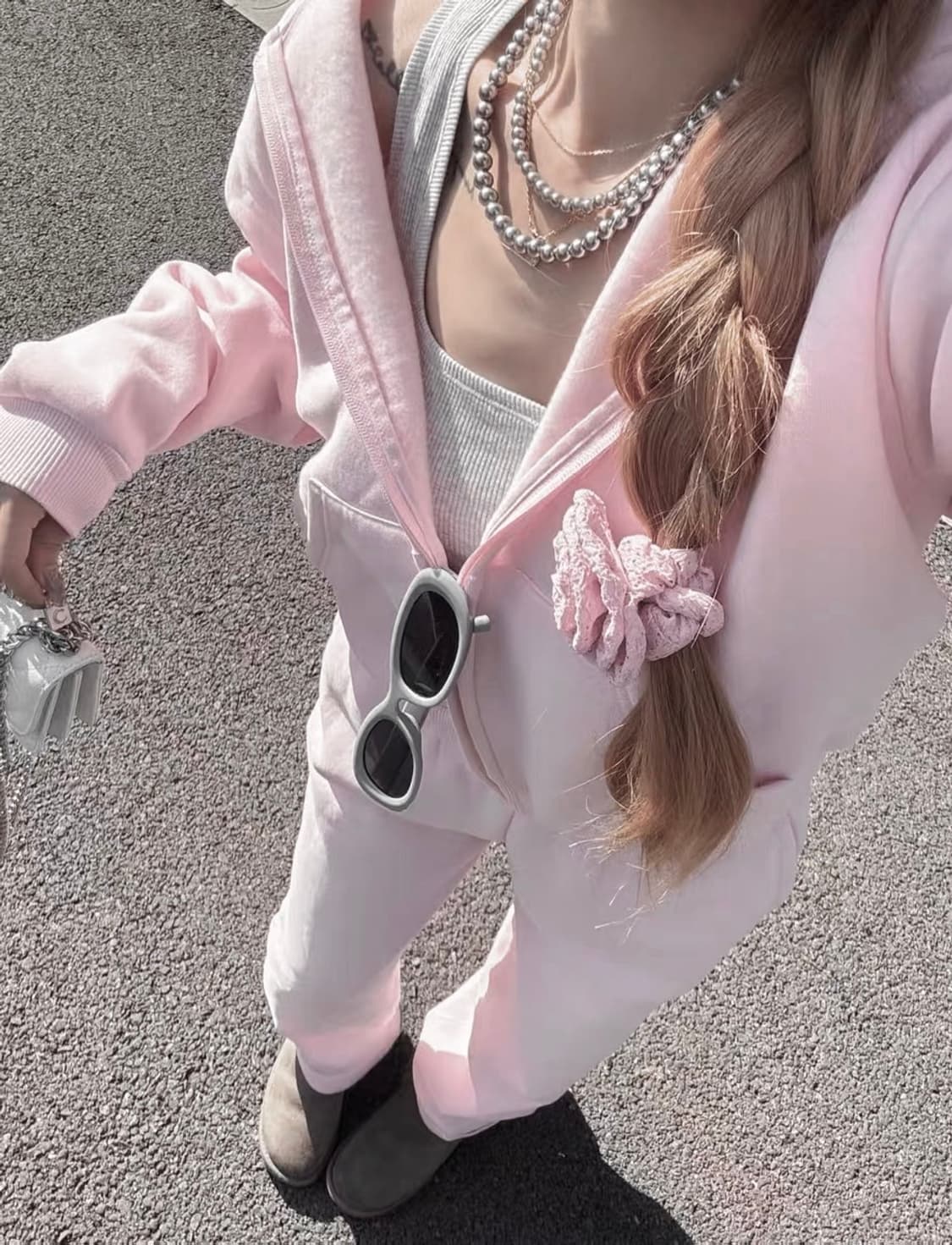 (s) 스킴스 barely pink 트레이닝 셋업 상품이미지1