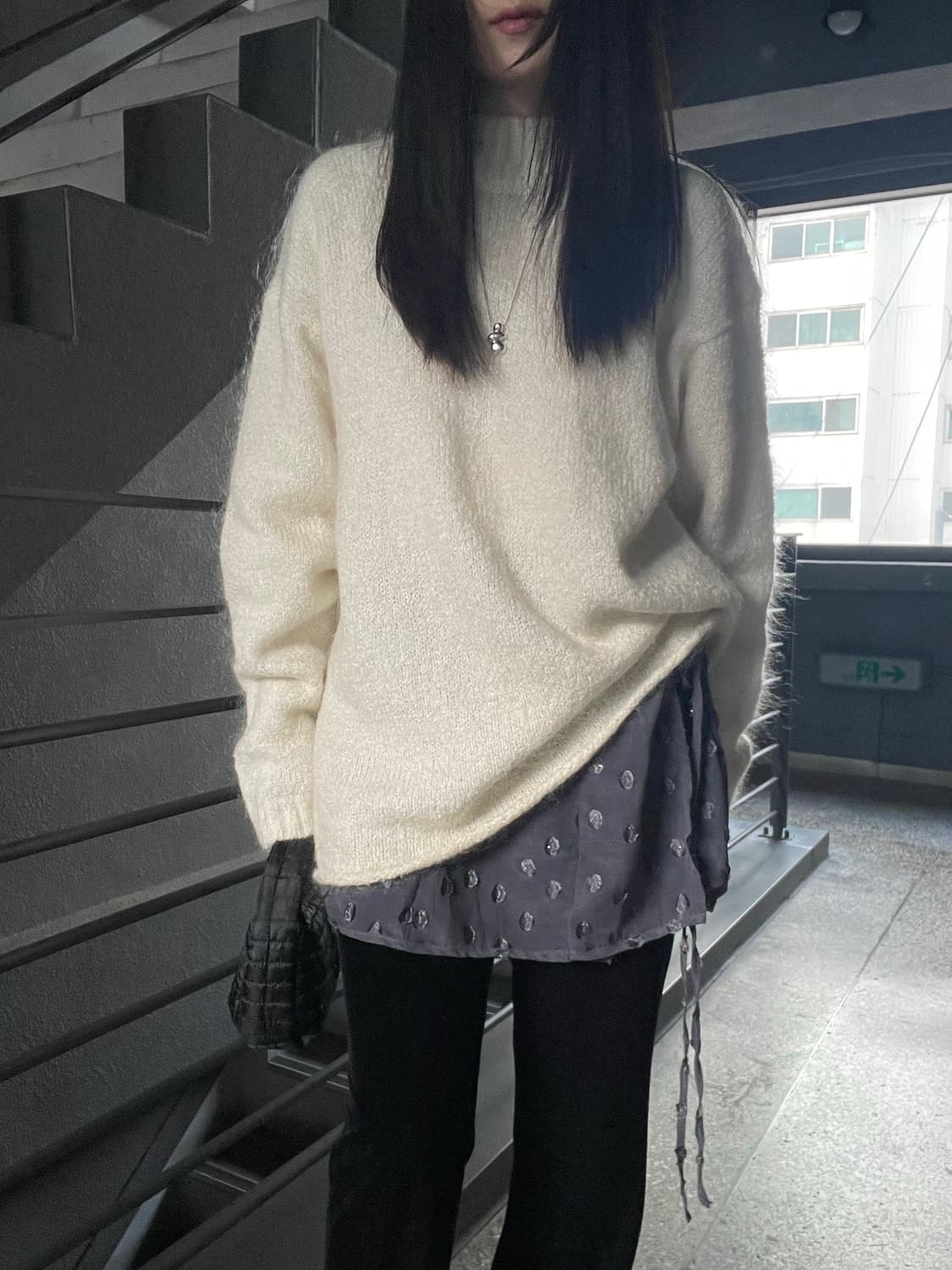 vintage rolled edge knit 상품이미지8
