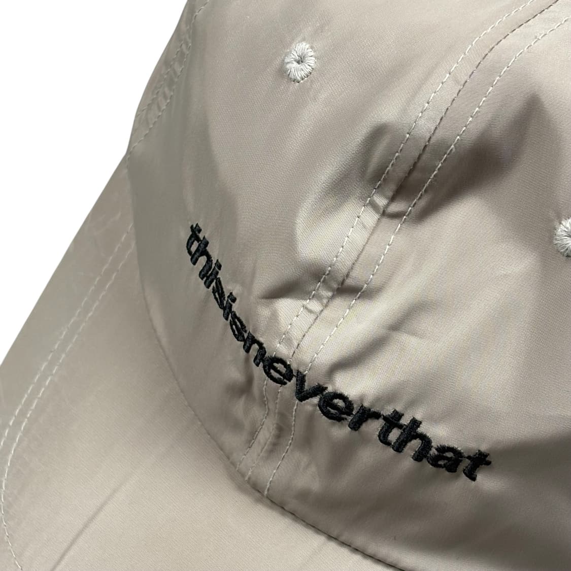 디스이즈네버댓 오트밀컬러 나일론 볼캡 상품이미지2