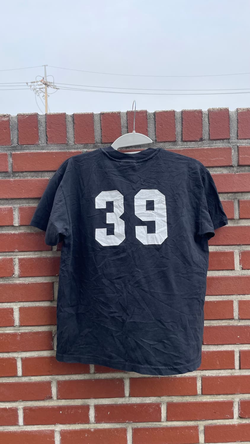 Hanes 블랙 프린팅 티셔츠 상품이미지2