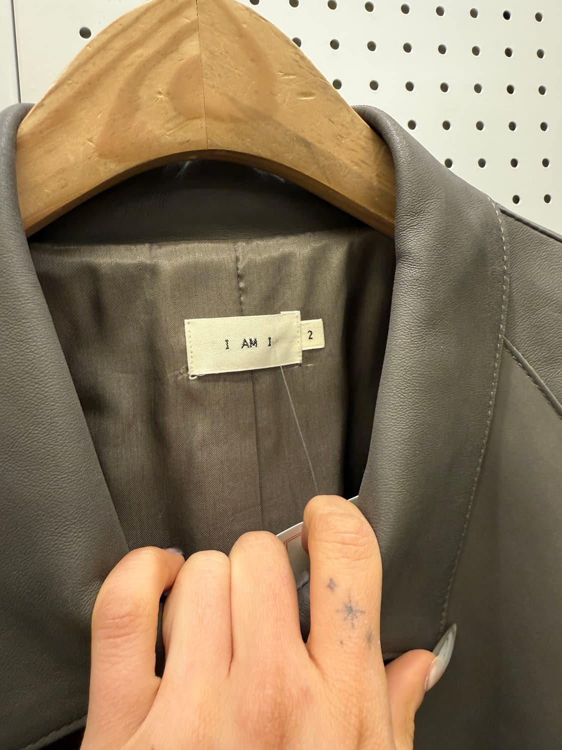 I AM I 레더 블루종 자켓 U1004 상품이미지5