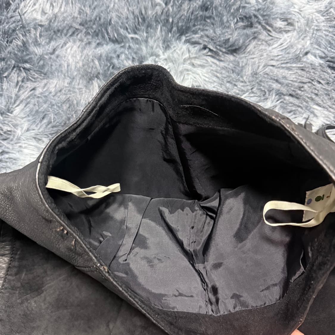 빈티지 프린지 디테일 돈피 웨스턴 팬츠 상품이미지3