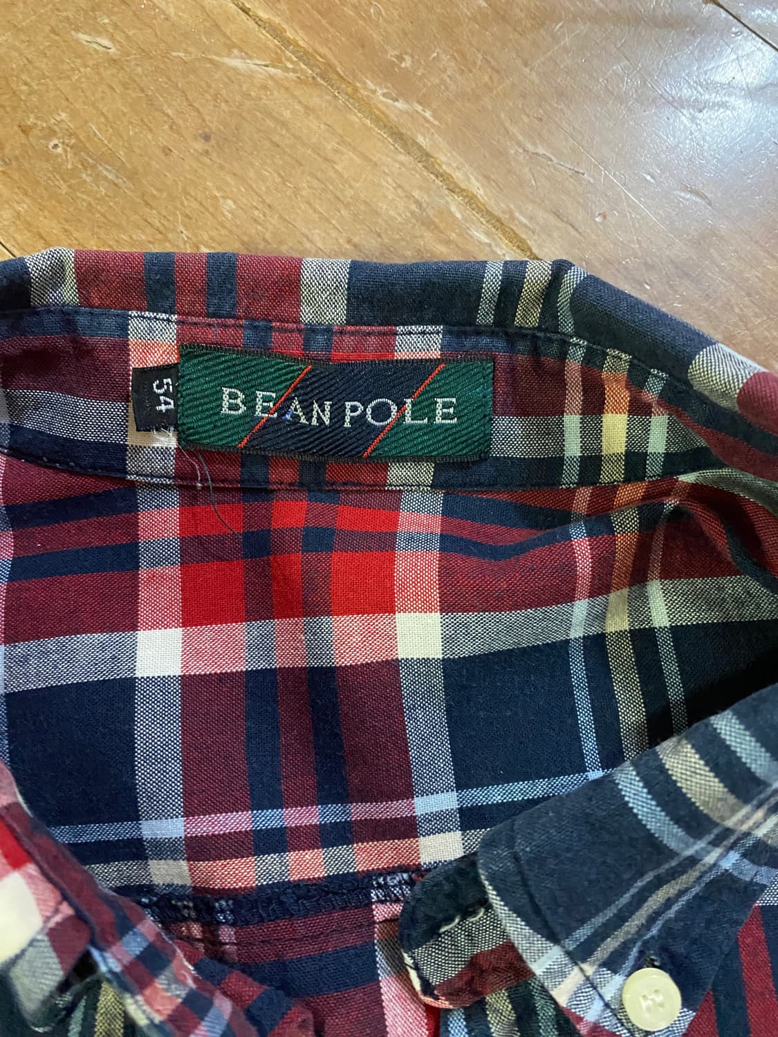 빈폴 남성 린넨 체크 셔츠 100 상품이미지2