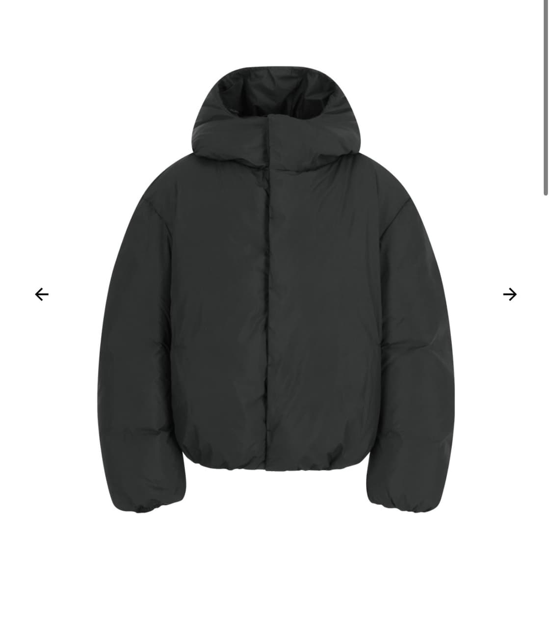 아모멘토 후디드 푸퍼(블랙,L) 상품이미지1