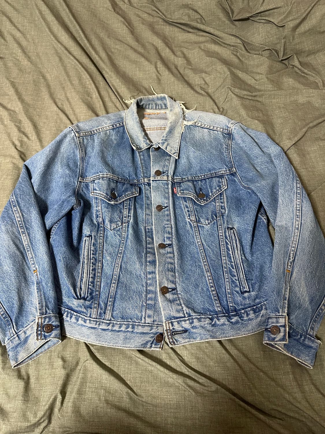 80s 리바이스 USA 70506 빈티지 데님자켓 46R 상품이미지1