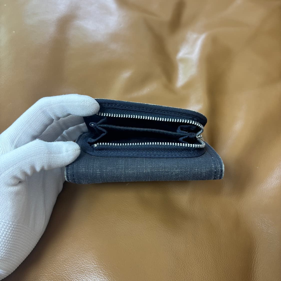 PORTER 포터 폴딩 월렛 지갑 워시드 캔버스 스모키 상품이미지3