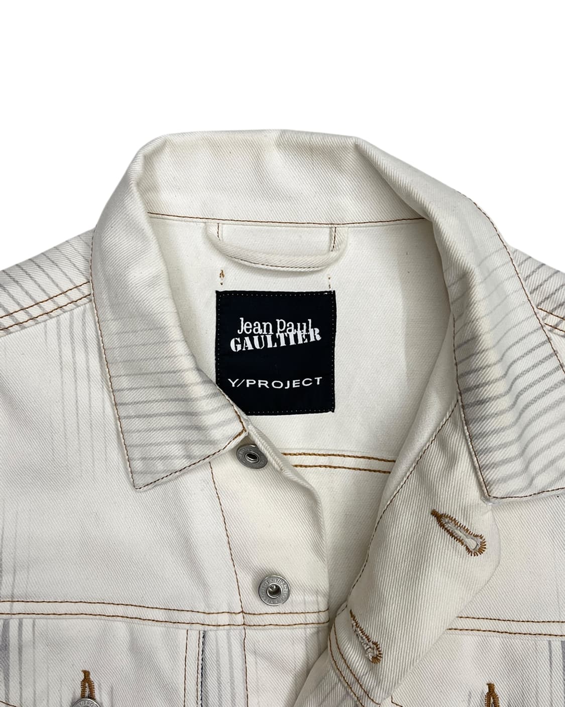 장 폴 고티에 x 와이 프로젝트 22AW 바디 트롱프뢰유 데님 자켓 상품이미지9