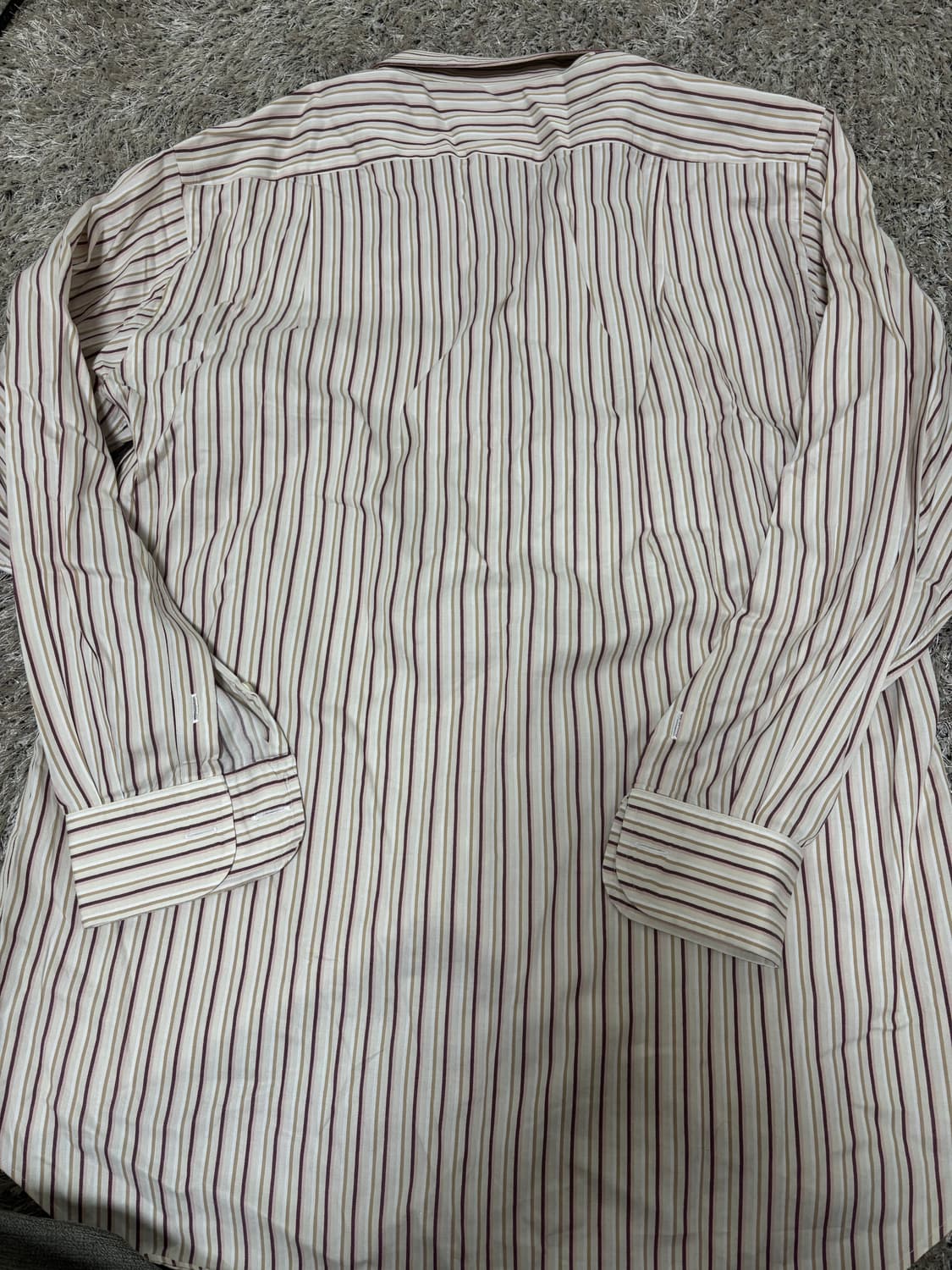 일제 LANVIN 스트라이프 셔츠 사이즈 100-105 상품이미지6