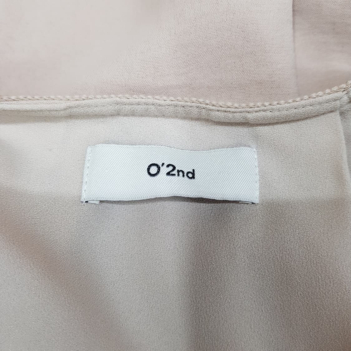 오즈세컨 O2ND  니트 배색 원피스 82-94-160사이즈 상품이미지7