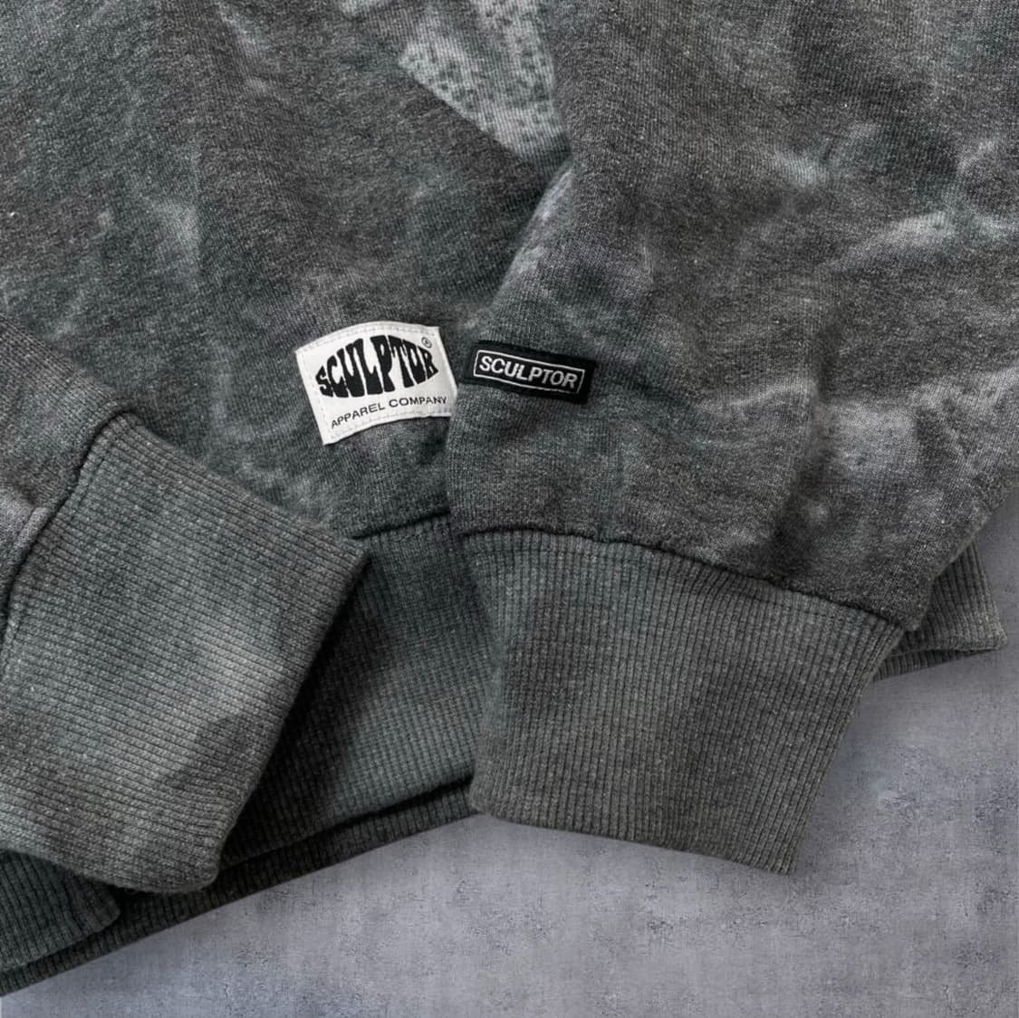 스컬프터 Sculptor 타이다이 크롭 후드집업 FREE 상품이미지5