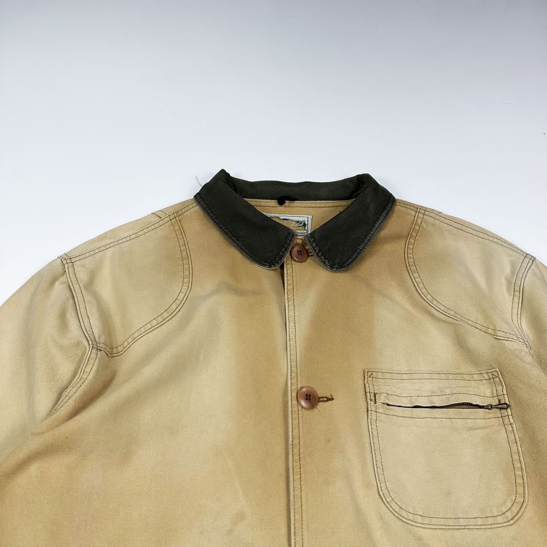  L.L.Bean 엘엘빈 USA 코듀로이 카라 썬 페이딩 초어자켓 L 상품이미지2