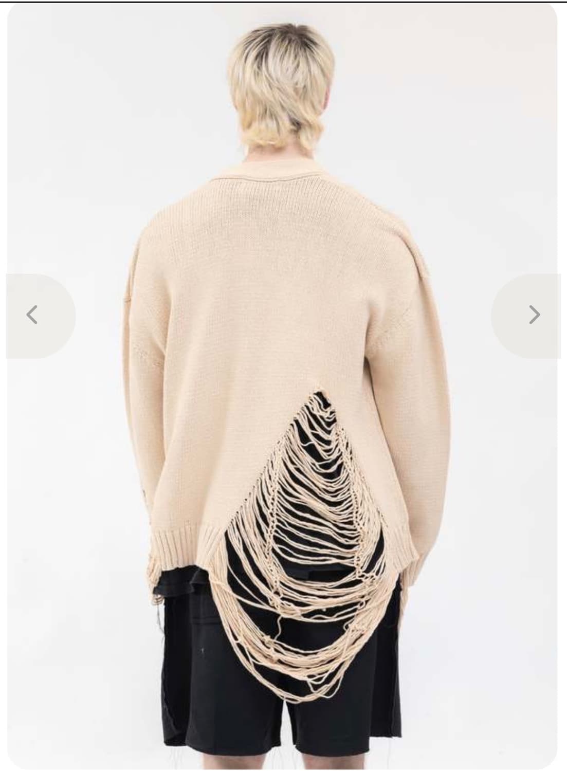 디스커버드 니트 가디건 팝니다 상품이미지2