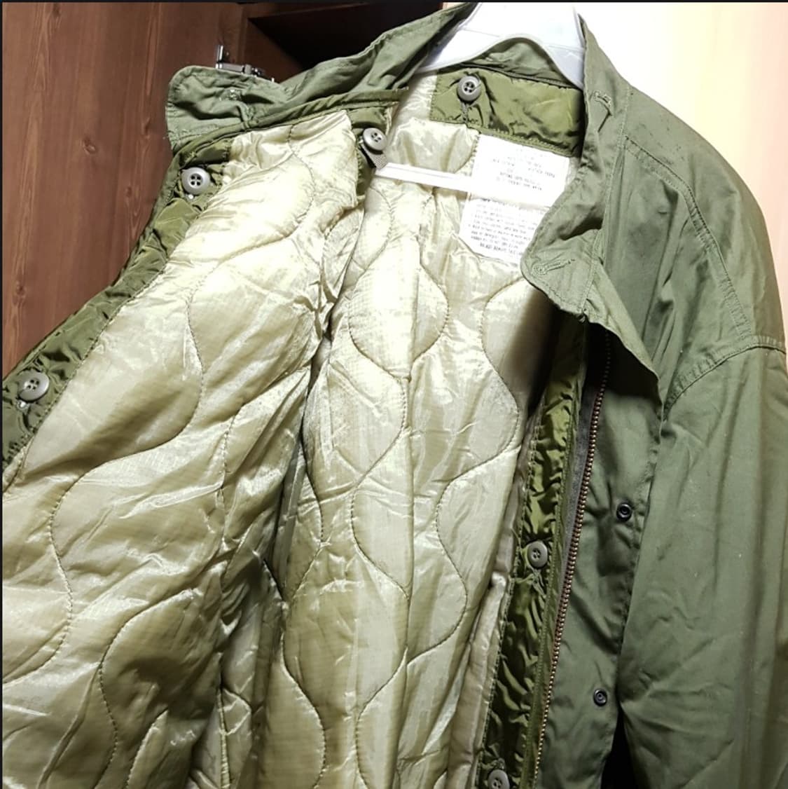 M65 / 미군 개파카 3세대 야상+2세대내피 /토수302 상품이미지5