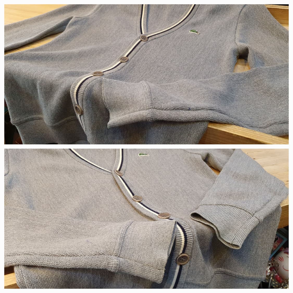 95.라코스테 울 가디건 상품이미지5