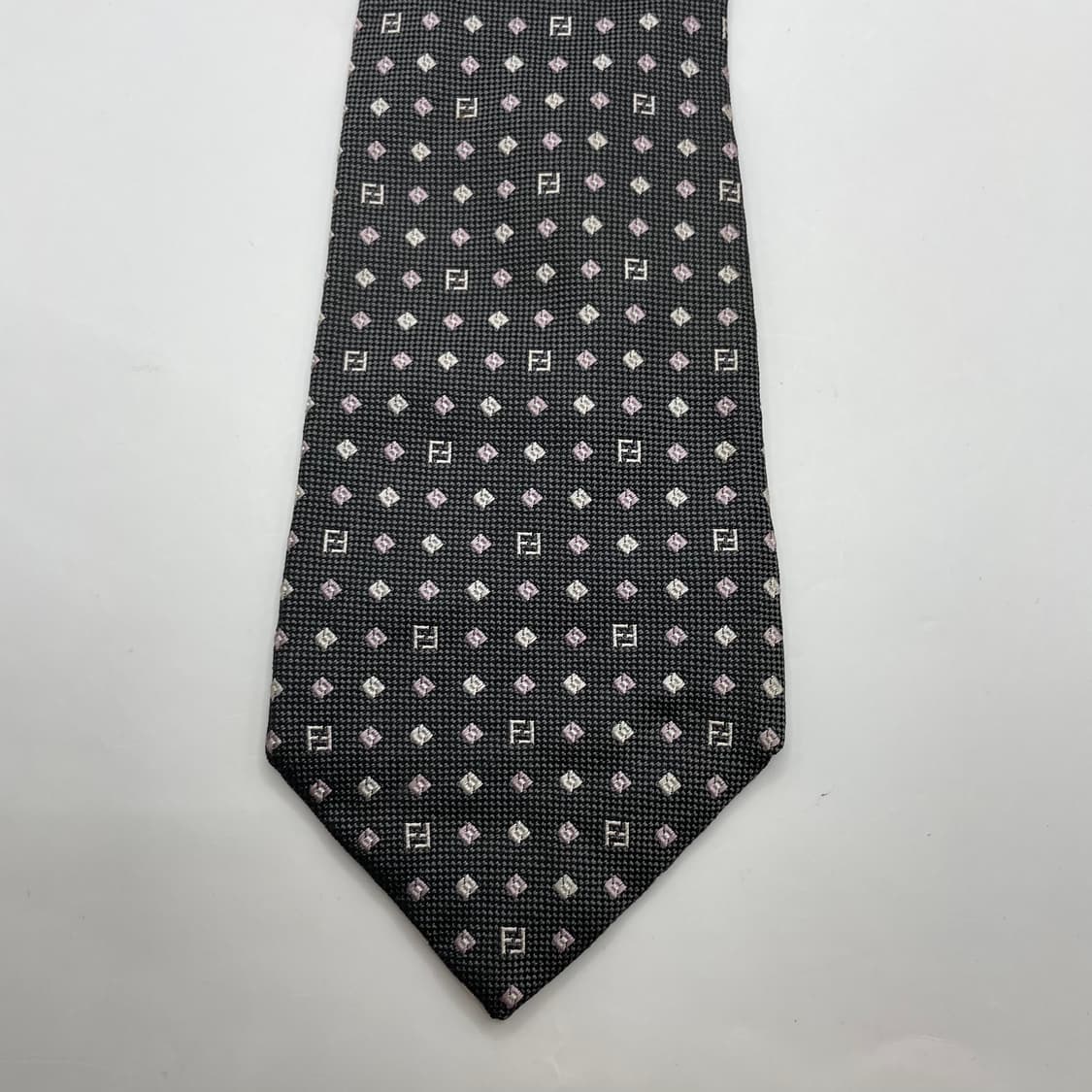 534) (FENDI) 펜디 패턴 넥타이 상품이미지3