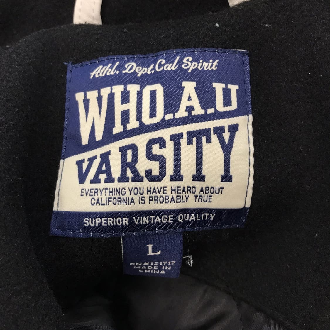 후아유 유니바시티자켓 [L 상품이미지5