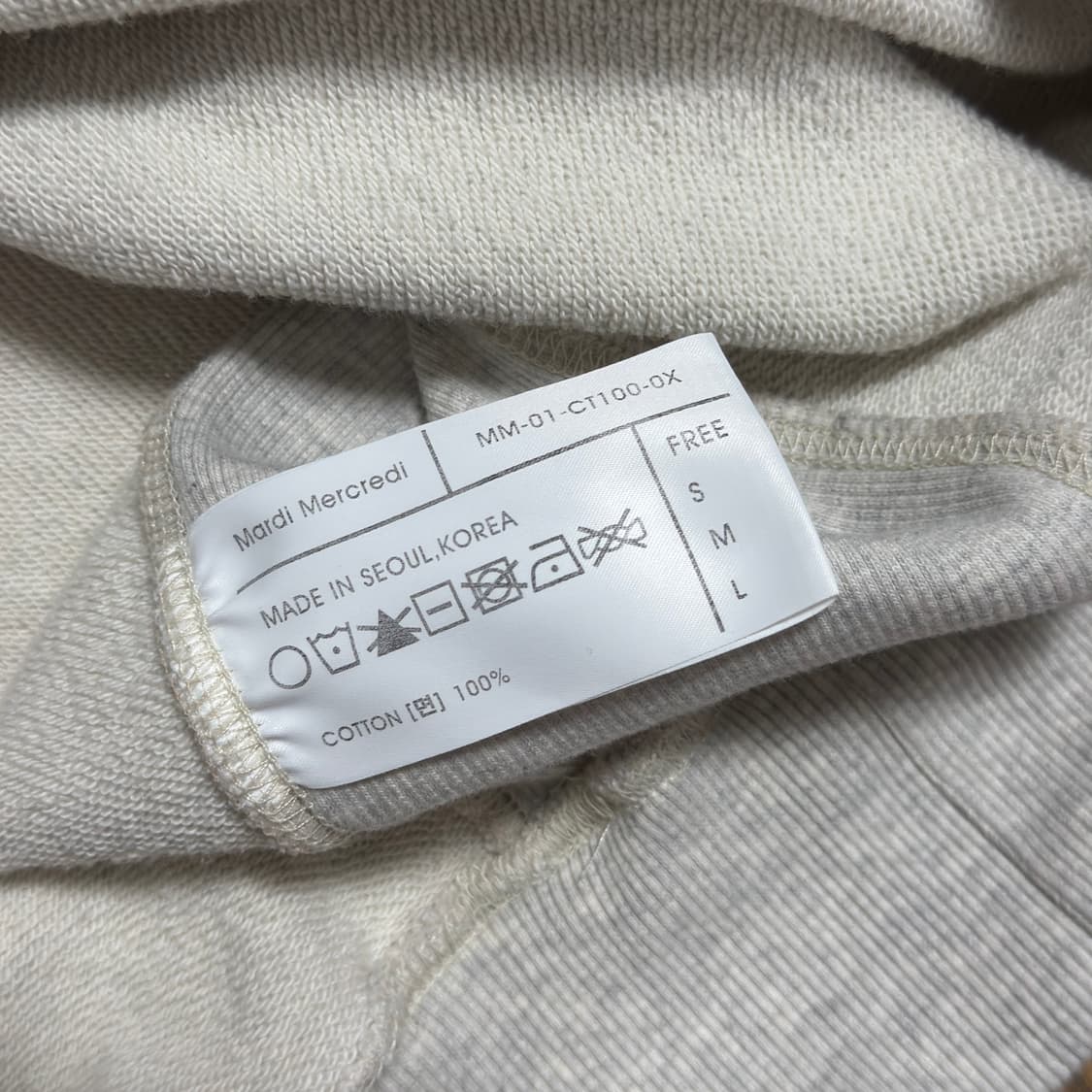 마르디 메르크디 플라워 맨투맨 상품이미지4