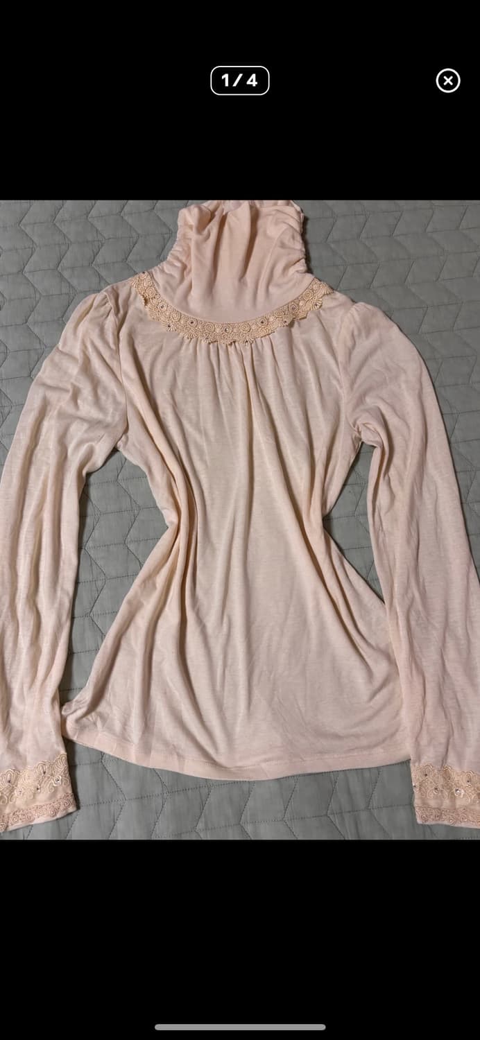 엑시즈팜 목폴라티셔츠 상품이미지1