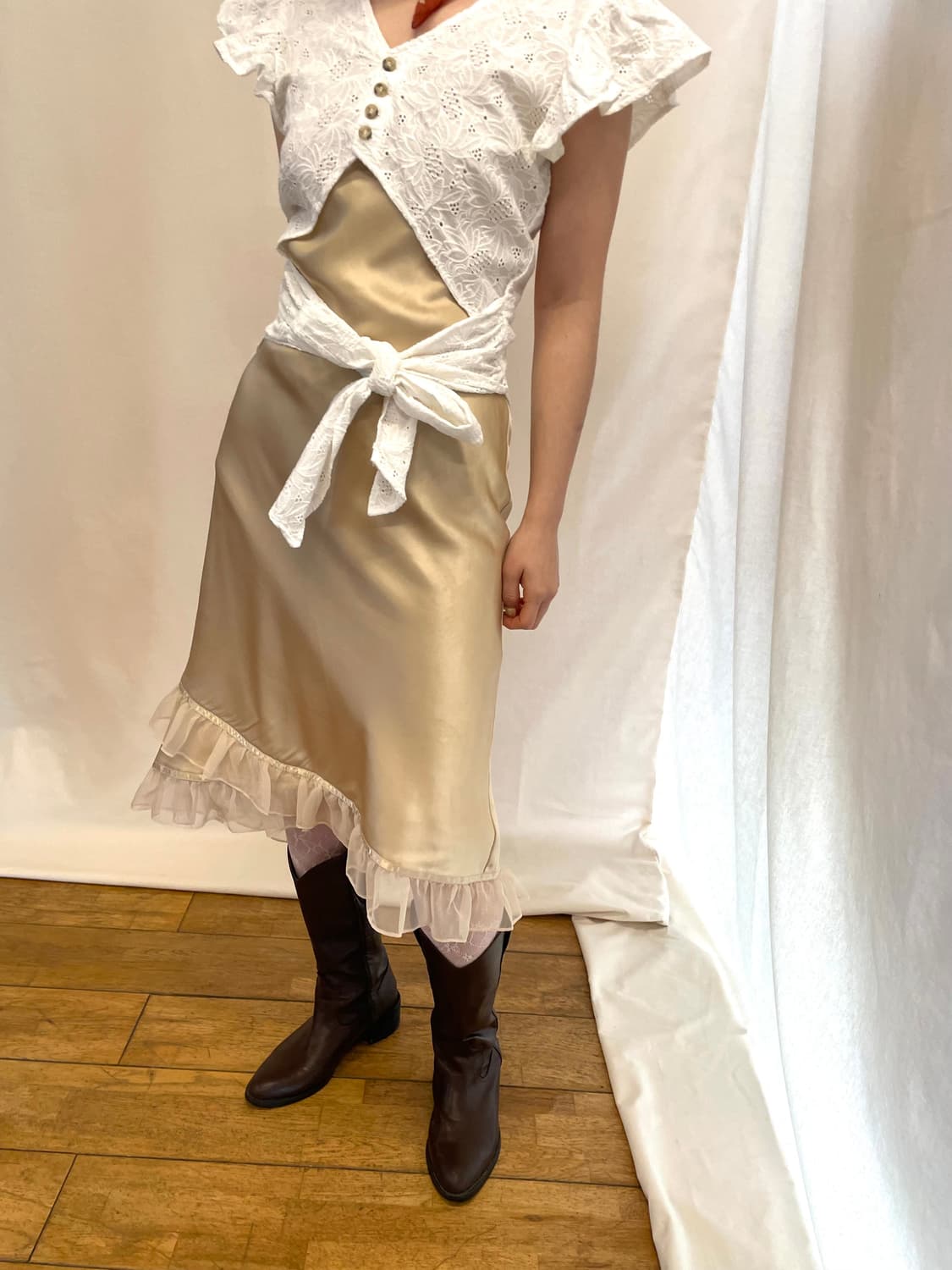 ribbon vest 상품이미지5