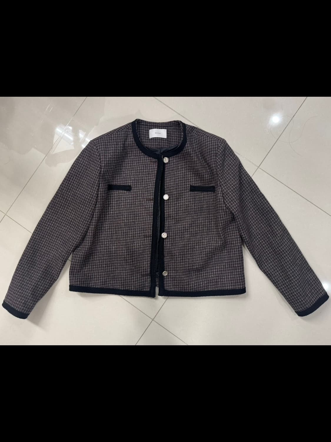 NOTED 트위드 자켓 상품이미지1
