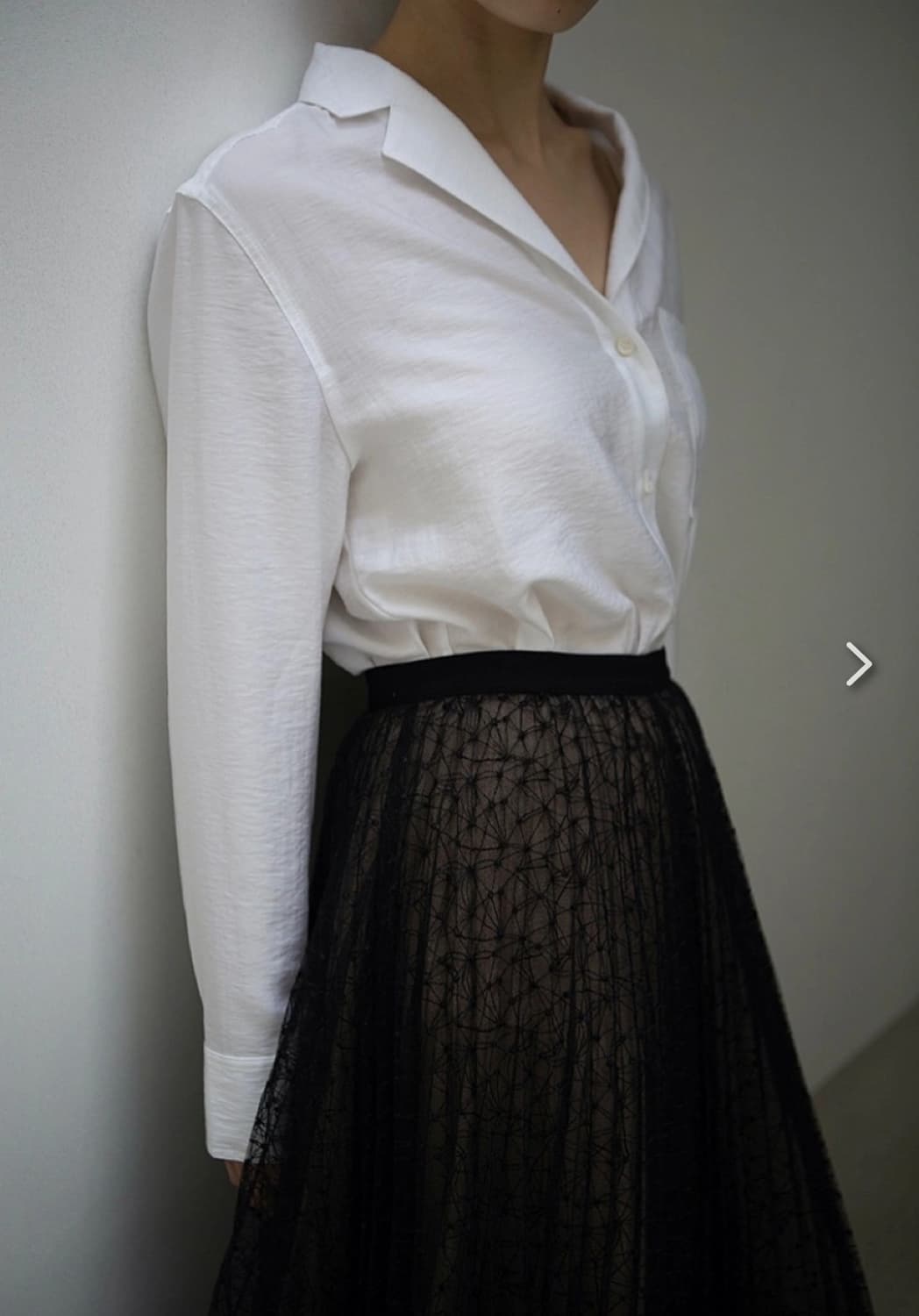 오르 ORR 크래프트 튤 스커트 S사이즈 상품이미지1