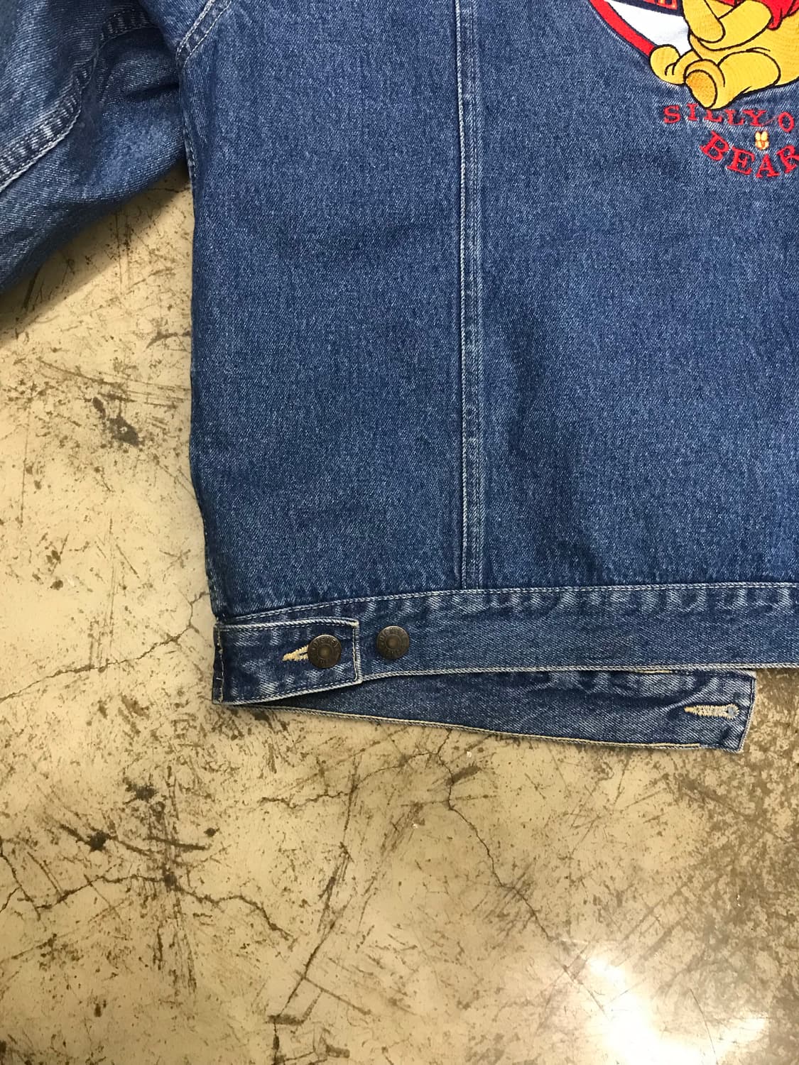 90s 디즈니 POOH 데님 자켓 상품이미지8