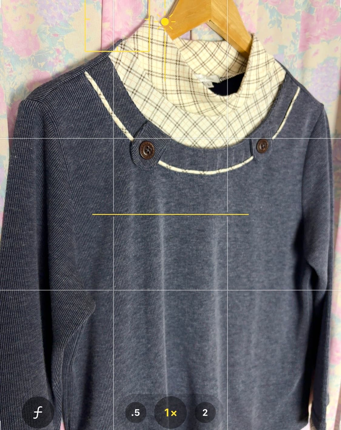 체크 레이어드 긴소매 티셔츠 상품이미지10