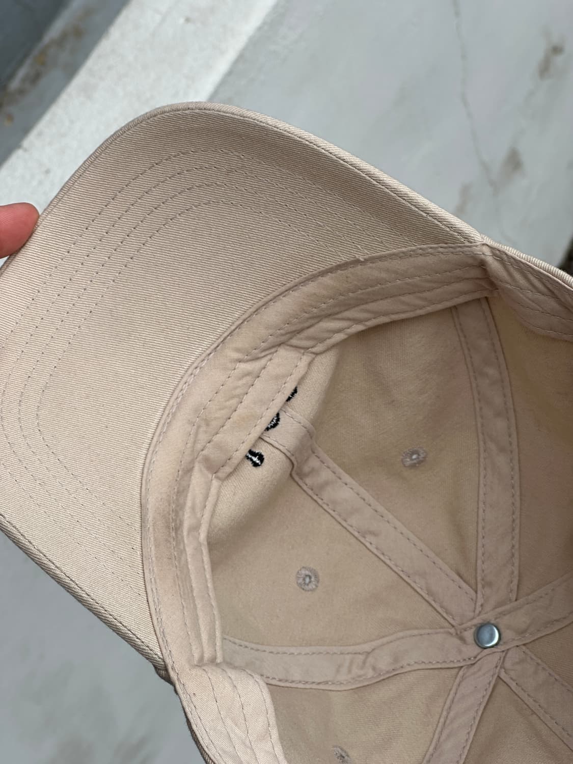 [F] Lee 리 베이지 볼캡 모자 상품이미지5