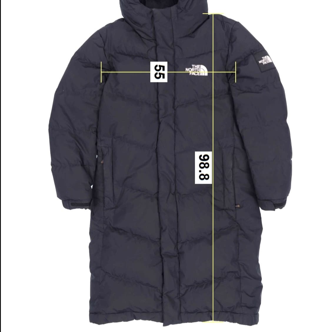 XS 노스페이스 구스다운 롱패딩 N7326 상품이미지7