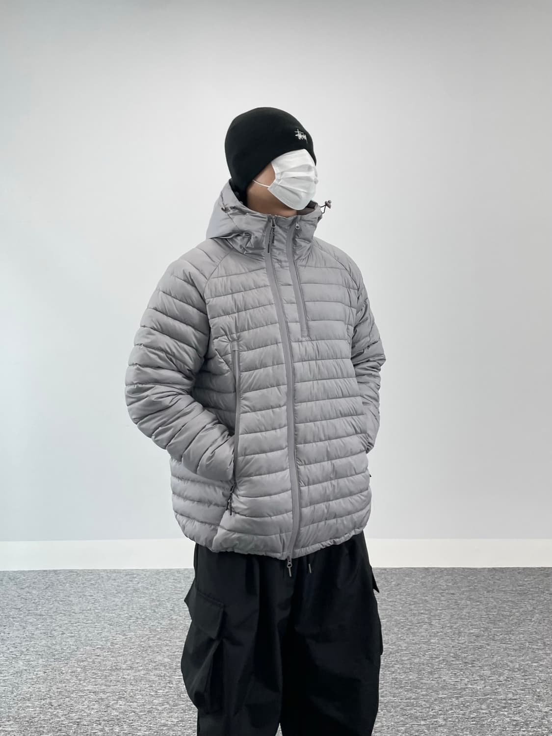 2way지퍼 경량패딩(새상품) 상품이미지3