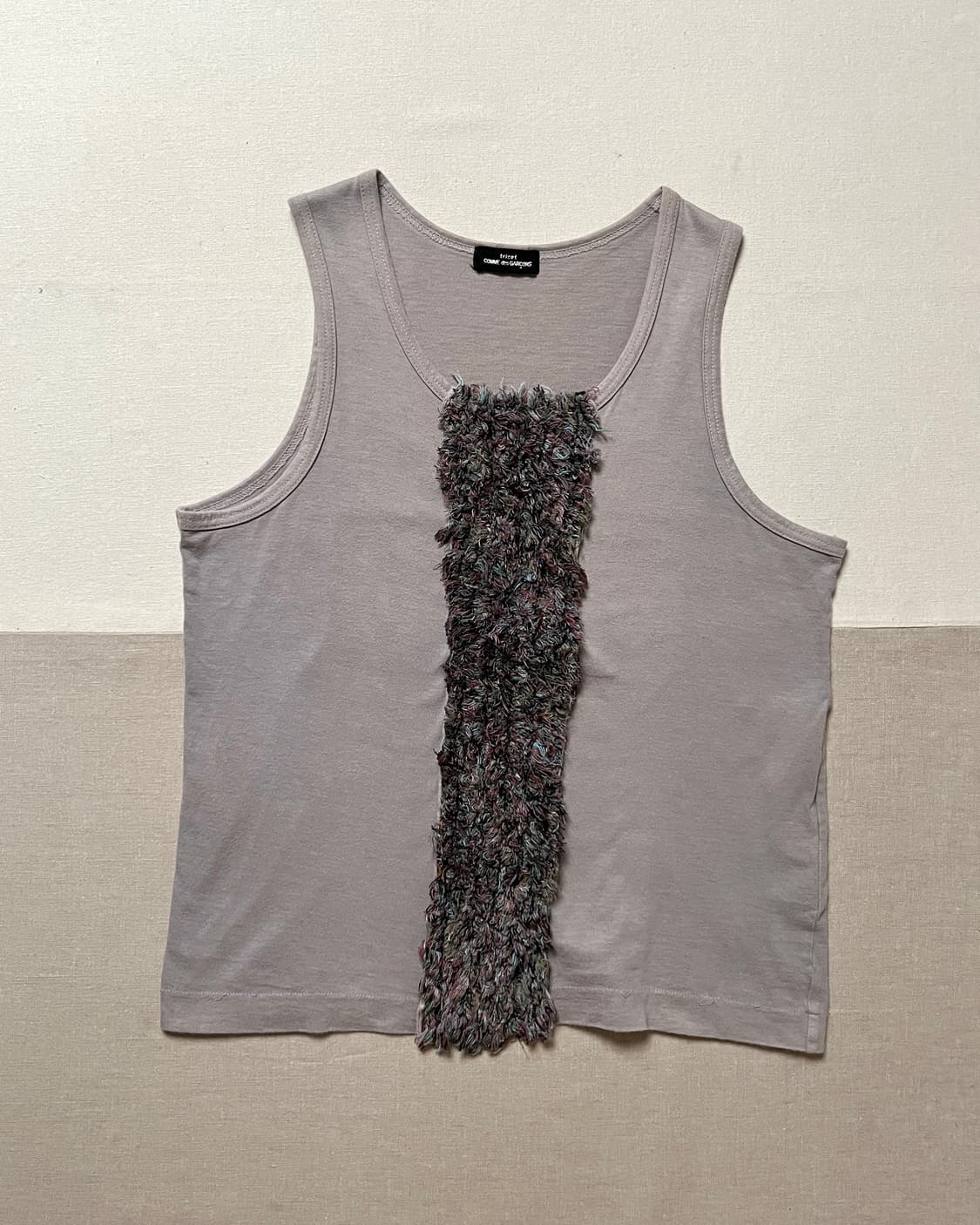 꼼데가르송 얀 패널 탱크탑 comme des garcons 슬리브리스 상품이미지1