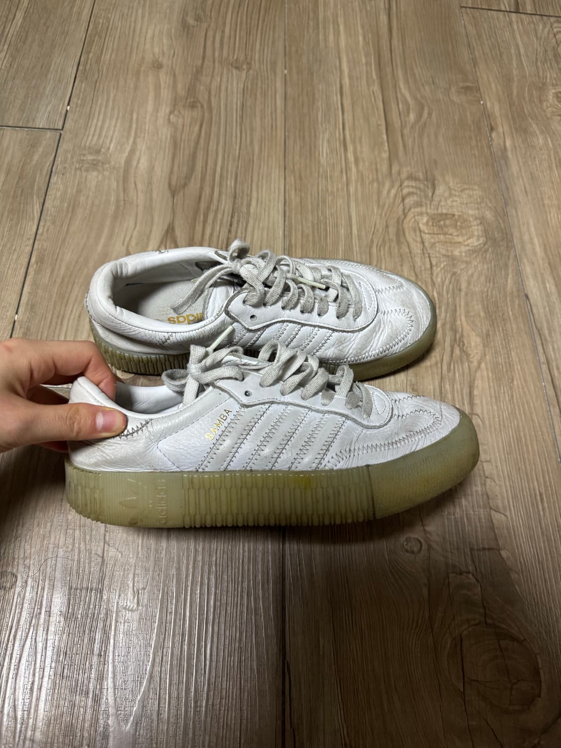 아디다스 삼바 화이트 225mm  상품이미지2