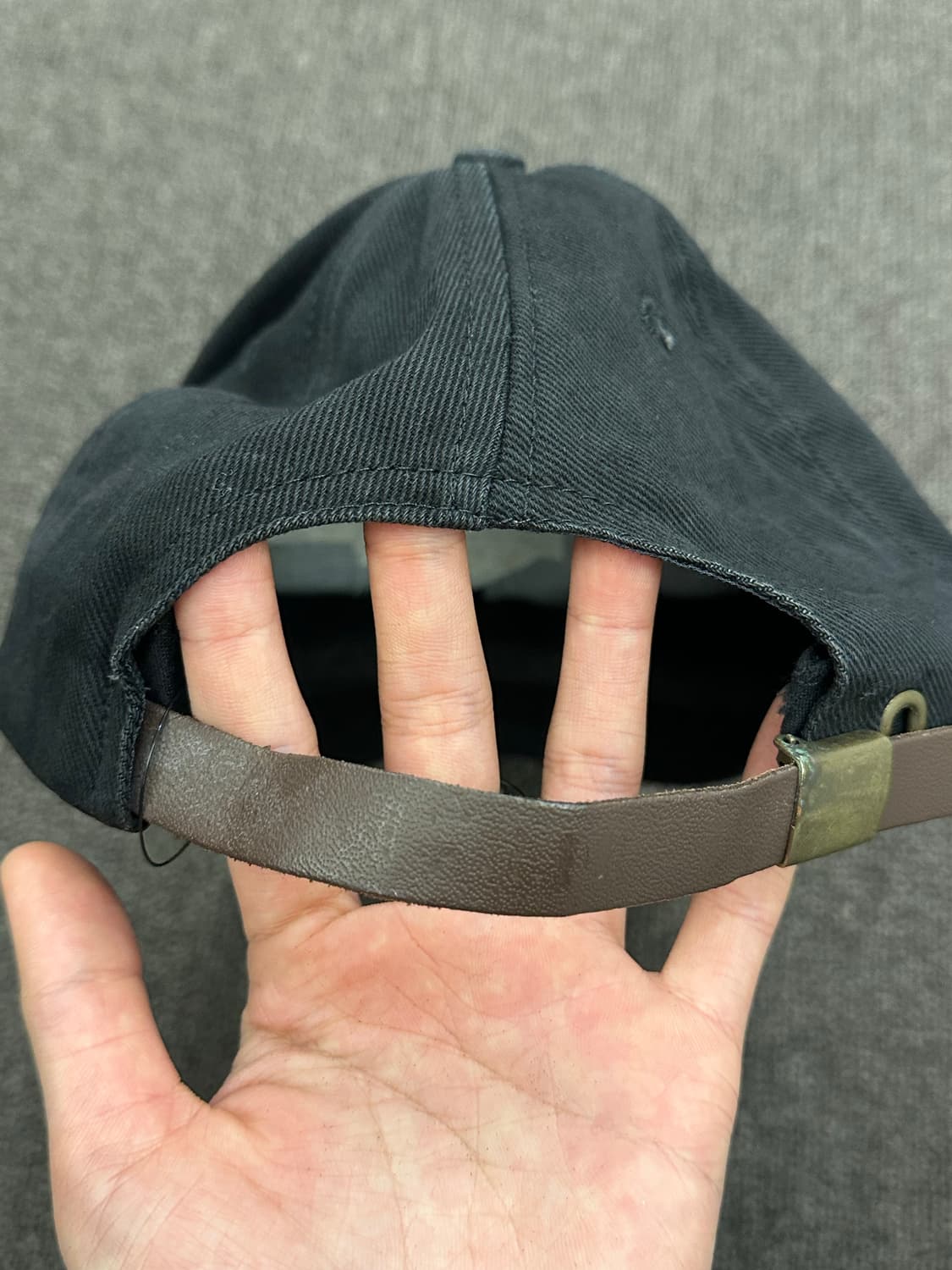 할리데이비슨 빈티지 클래식 블랙 볼캡 상품이미지3