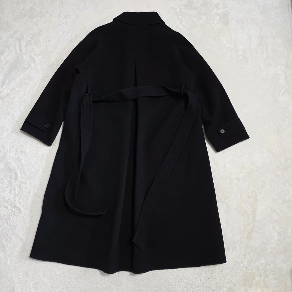 (XS)여성 던스트 캐시미어 울 핸드메이드 맥 코트 상품이미지5