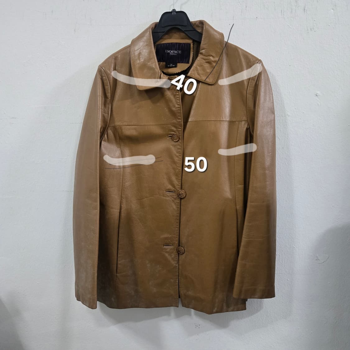 ISOFACE양가죽 자켓 빈티지 상품이미지6