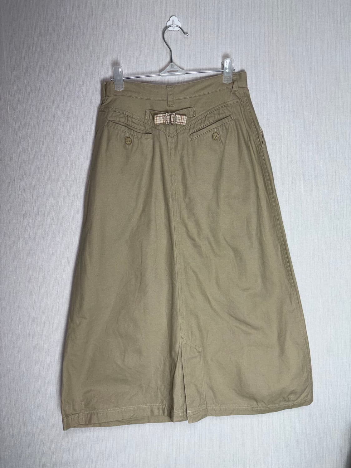 베이지 코튼 롱 스커트 상품이미지8