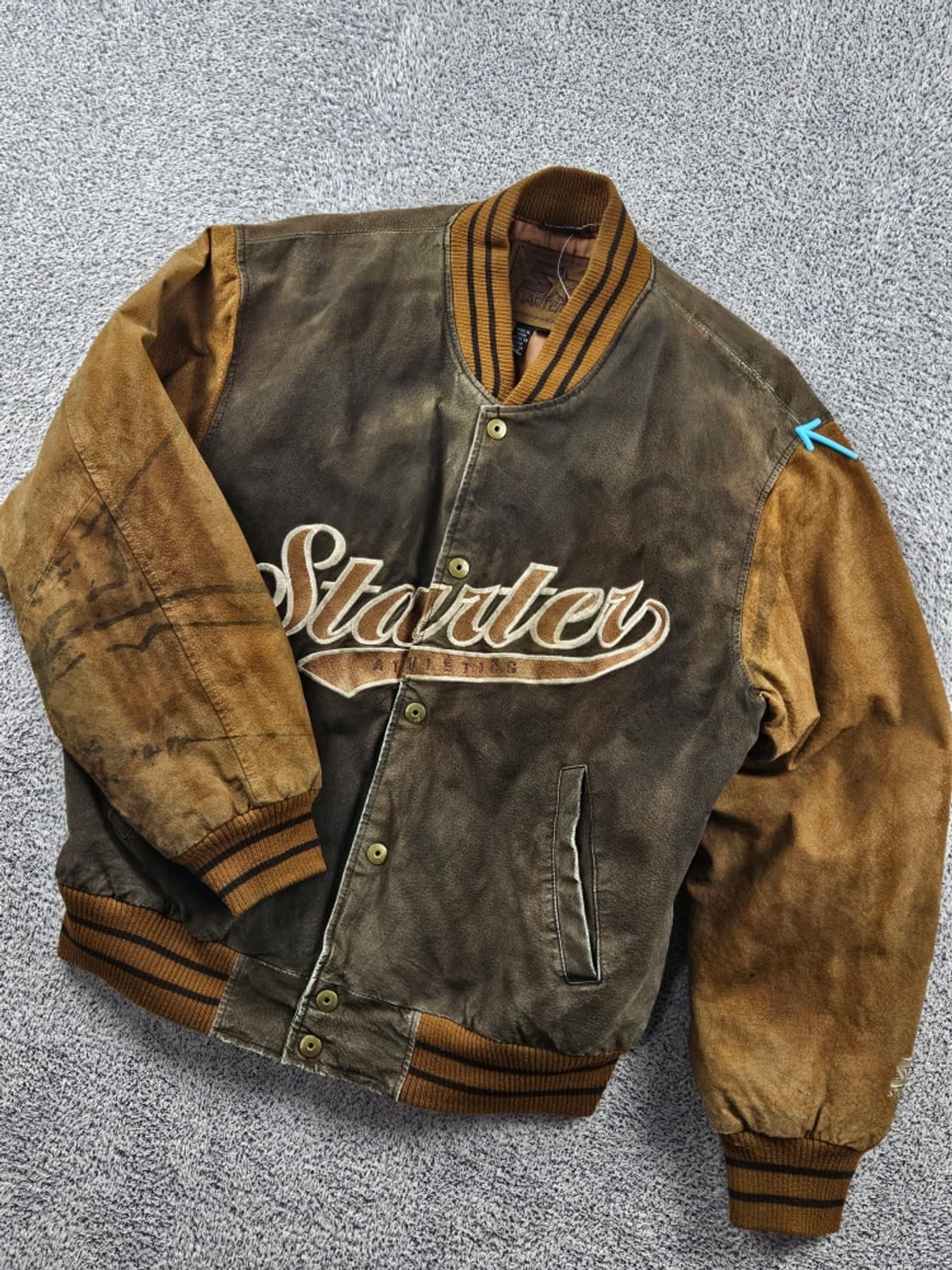 스타터 돈피 스웨이드 스타장 바시티 자켓 ( L ) / 11105 상품이미지4