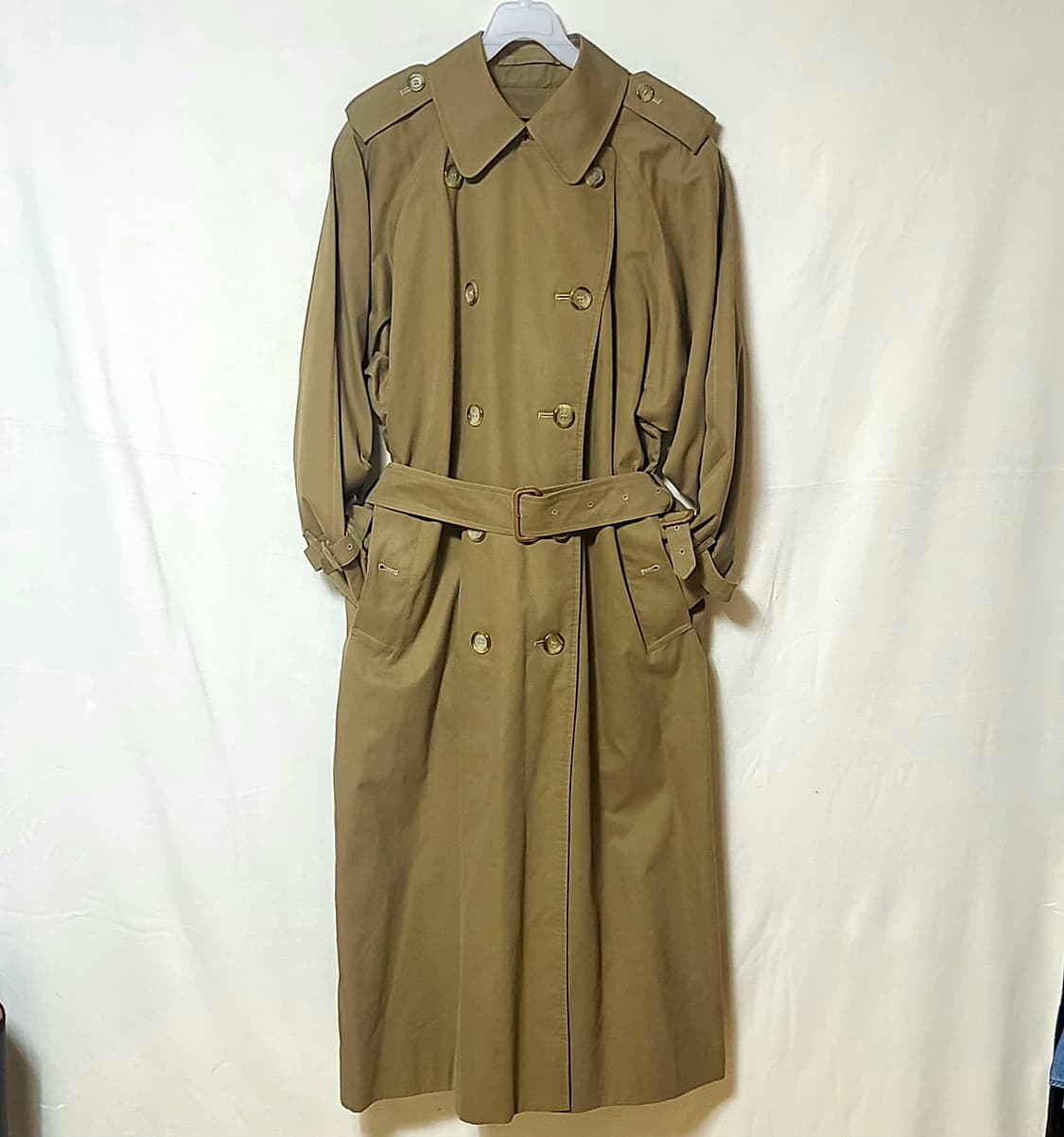 Burberrys 버버리 90's 노바체크 더블 트렌치코트 상품이미지5