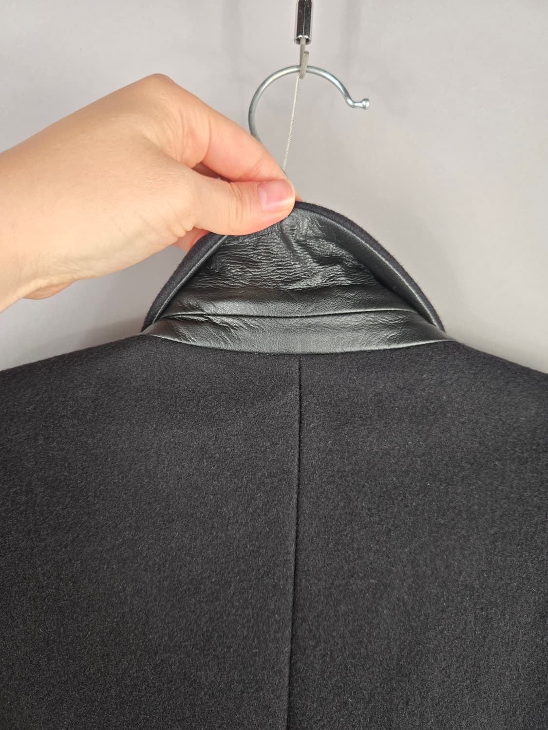 [무료배송]쟈딕앤볼테르 옴므 M 남성 울 혼방 3버튼 싱글 코트 블랙 상품이미지6