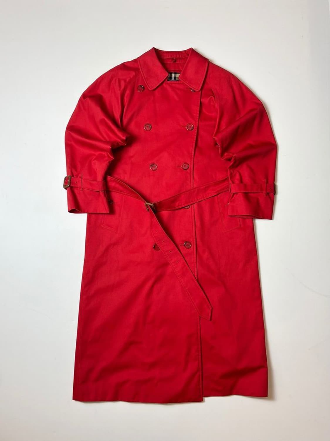 버버리 90's 개버딘 오리지널 벨티드 롱 트렌치 코트 PN8179 상품이미지1
