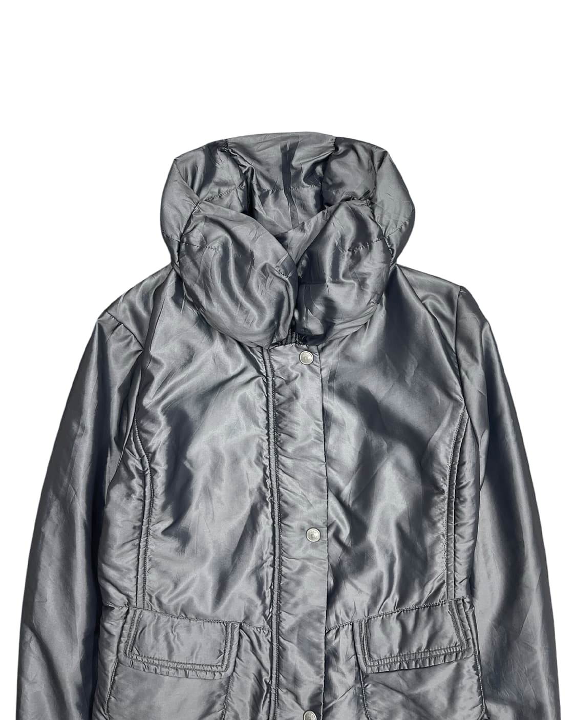 마리떼 프랑소와 저버 메탈릭 실버 푸퍼 자켓 상품이미지6